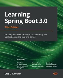 Learning Spring Boot 3.0 3rd 9781803233307 Front Cover