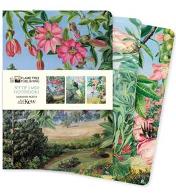 Kew Gardens: Marianne North Set of 3 Midi Notebooks Kew Gardens: Marianne North Set of 3 Midi Notebooks