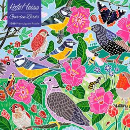Adult Jigsaw Puzzle: Kate Heiss: Garden Birds Adult Jigsaw Puzzle: Kate Heiss: Garden Birds