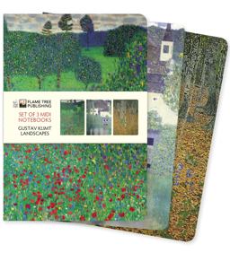 Gustav Klimt: Landscapes Set of 3 Midi Notebooks Gustav Klimt: Landscapes Set of 3 Midi Notebooks