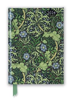 William Morris: Seaweed 2024 Luxury Diary - Page to View with Notes William Morris: Seaweed 2024 Luxury Diary - Page to View with Notes
