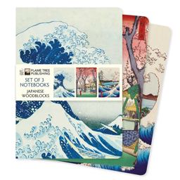 Japanese Woodblocks Set of 3 Standard Notebooks Japanese Woodblocks Set of 3 Standard Notebooks