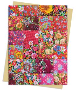 Floral Patchwork Quilt Greeting Card Pack Floral Patchwork Quilt Greeting Card Pack