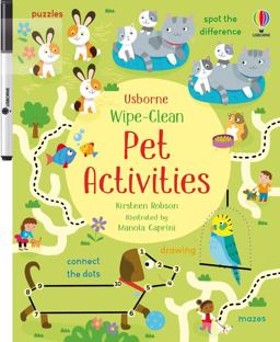 Wipe-Clean Pet Activities