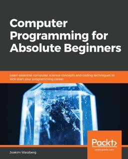 Computer Programming for Absolute Beginners Learn Essential Programming Concepts, Terms, and Coding Techniques  9781839216862 Front Cover