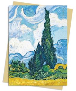 Vincent Van Gogh: Wheat Field with Cypresses Greeting Card Pack Vincent Van Gogh: Wheat Field with Cypresses Greeting Card Pack