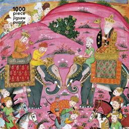 Adult Jigsaw Puzzle: Persian Heroes by Indian School (16th Century) Adult Jigsaw Puzzle: Persian Heroes by Indian School (16th Century)