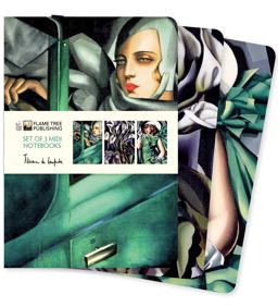 Tamara de Lempicka Set of 3 Midi Notebooks Tamara de Lempicka Set of 3 Midi Notebooks