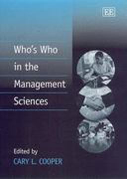 Who's Who in the Management Sciences Who's Who in the Management Sciences