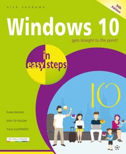 Windows 10 in Easy Steps 5th 9781840788921 Front Cover