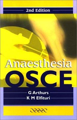 Anaesthesia OSCE 2nd 9781841100876 Front Cover