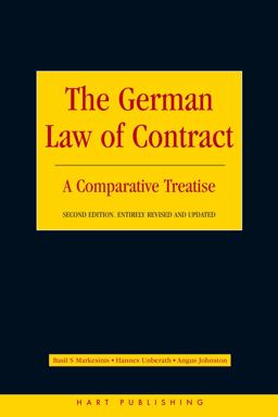 German Law of Contract A Comparative Treatise 2nd 9781841134710 Front Cover