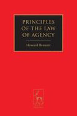 Principles of the Law of Agency  9781841138855 Front Cover