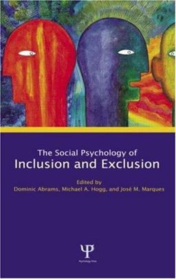 Social Psychology of Inclusion and Exclusion  9781841690735 Front Cover