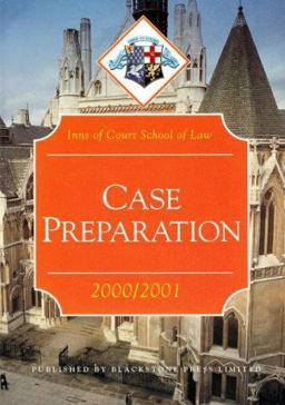 Case Preparation, 2000-2001