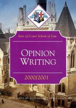 Opinion Writing, 2000-2001