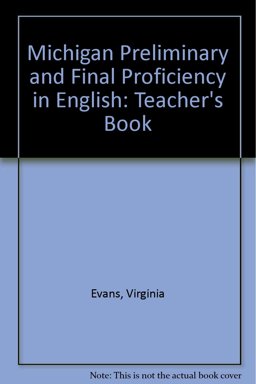 Michigan Preliminary and Final Proficiency in English