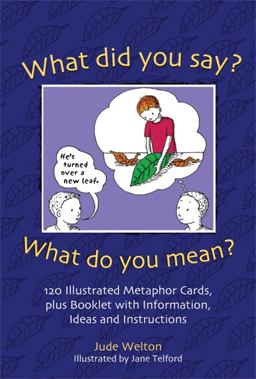 What Did You Say? What Do You Mean? 120 Illustrated Metaphor Cards, Plus Booklet with Information, Ideas and Instructions  9781843109242 Front Cover