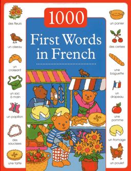 1000 First Words in French  9781843229575 Front Cover
