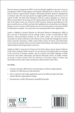 Maximizing Electronic Resources Management in Libraries