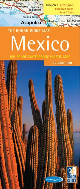 Rough Guide to Mexico Map
