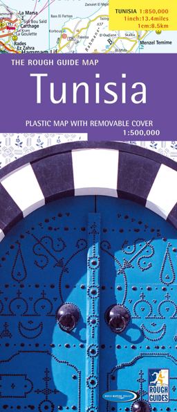 The Rough Guide to Tunisia Map