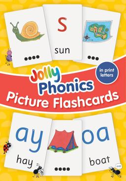 Jolly Phonics Picture Flash Cards (in Print Letters)  9781844144396 Front Cover