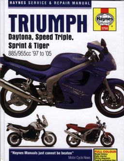 Triumph Daytona, Speed Triple, Sprint & Tiger