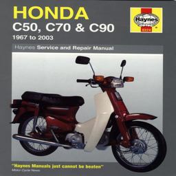 Honda C50, C70 and C90 1967 To 2003 10th 9781844253753 Front Cover