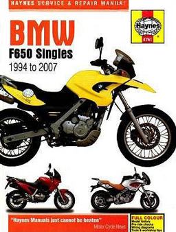 Haynes BMW F650 Singles Service and Repair Manual