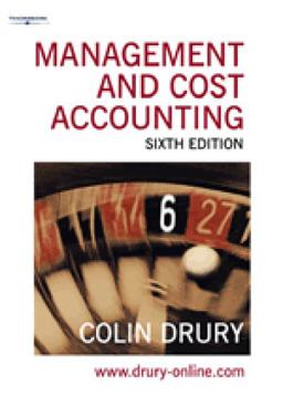 Management and Cost Accounting 6th 9781844800285 Front Cover