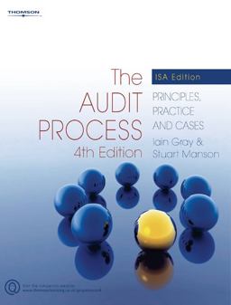 Audit Process Priciples Practice and Cases - Isa Edition 4th 9781844806782 Front Cover