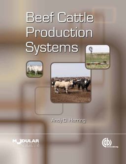 Beef Cattle Production Systems  9781845937959 Front Cover
