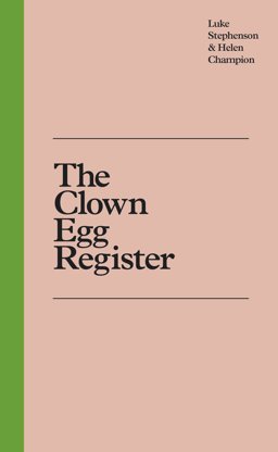 Clown Egg Register  9781846149085 Front Cover
