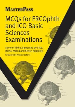 MCQs for FRCOphth and ICO Basic Sciences Examinations  9781846195464 Front Cover