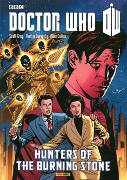 Doctor Who The Hunters of the Burning Stone  9781846535451 Front Cover