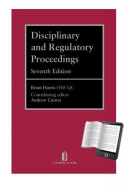 Disciplinary and Regulatory Proceedings