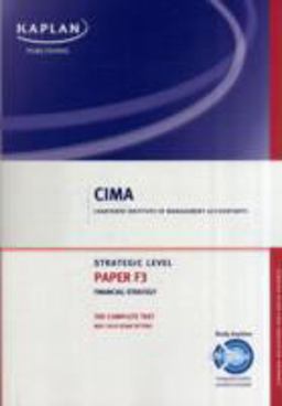 CIMA Paper F3, Financial Strategy