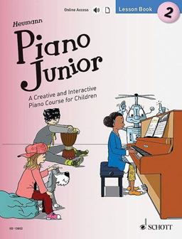 Piano Junior Lesson: A Creative and Interactive Piano Course for Children: Includes Downloadable Audio  9781847614261 Front Cover