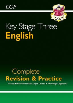 KS3 English Complete Revision and Practice  9781847621566 Front Cover