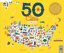 50 Cities of the U. S. A. Explore America's Cities with 50 Fact-Filled Maps  9781847808707 Front Cover