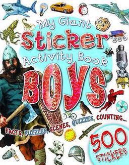 My Giant Sticker Activity Book Boys