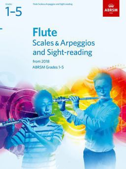 Flute Scales and Arpeggios and Sight-Reading, ABRSM Grades 1-5 From 2018  9781848499027 Front Cover