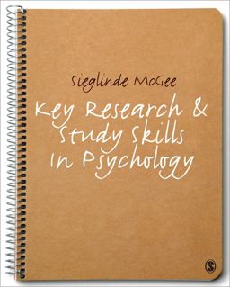 Key Research and Study Skills in Psychology  9781848600218 Front Cover