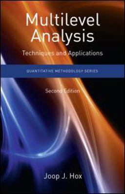 Multilevel Analysis Techniques and Applications 2nd 9781848728462 Front Cover