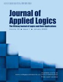Journal of Applied Logics. the IfCoLog Journal of Logics and Their Applications. Volume 10, Number 1, January 2023 Journal of Applied Logics. the IfCoLog Journal of Logics and Their Applications. Volume 10, Number 1, January 2023