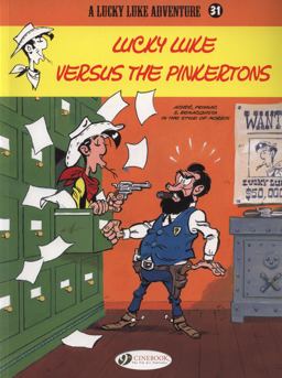 A Lucky Luke Adventure Lucky Luke Versus the Pinkertons  9781849180986 Front Cover