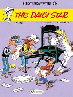 A Lucky Luke Adventure The Daily Star  9781849181600 Front Cover