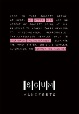 SCUM Manifesto  9781849351805 Front Cover