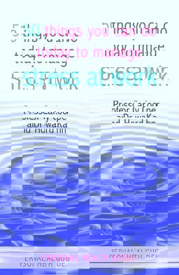 50 Things You Can Do Today to Manage Stress at Work  9781849533423 Front Cover